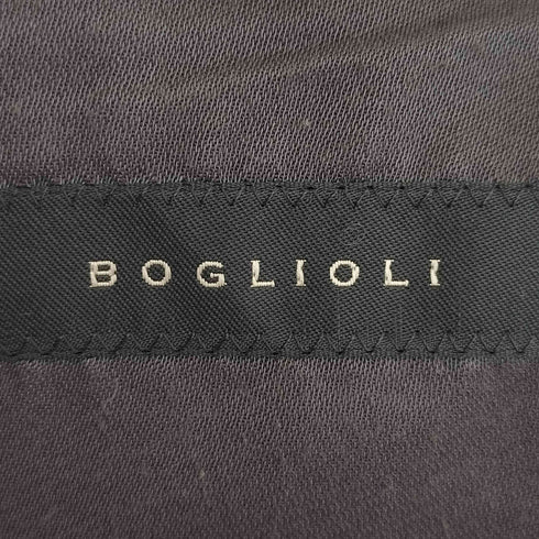 ボリオリ BOGLIOLI イタリア製 ピンストライプ ウール 3B テーラードジャケット センタープレス スラックスパンツ スーツ セットアップ メンズ 48