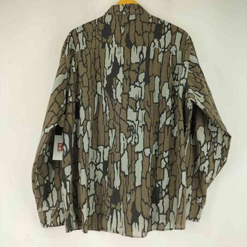 ツリーバークカモ柄 シャツジャケット メンズ