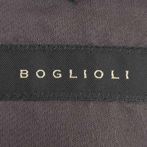 ボリオリ BOGLIOLI イタリア製 ピンストライプ ウールカシミヤ 3B テーラードジャケット センタープレス スラックスパンツ スーツ セットアップ メンズ 48