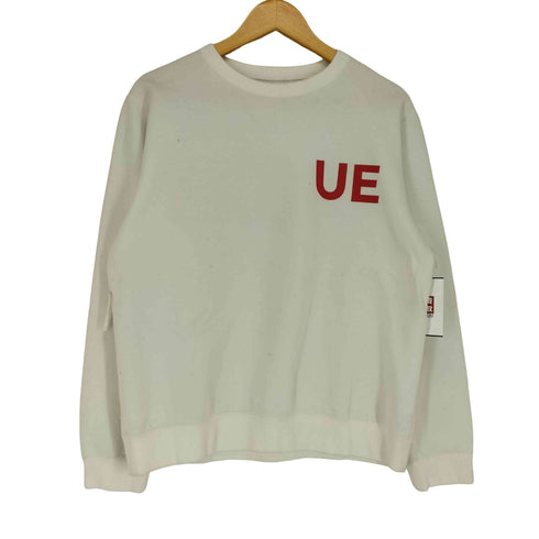 ユニフォームエクスペリメント uniform experiment ラバーロゴプリント クルーネックスウェット トレーナー メンズ 1