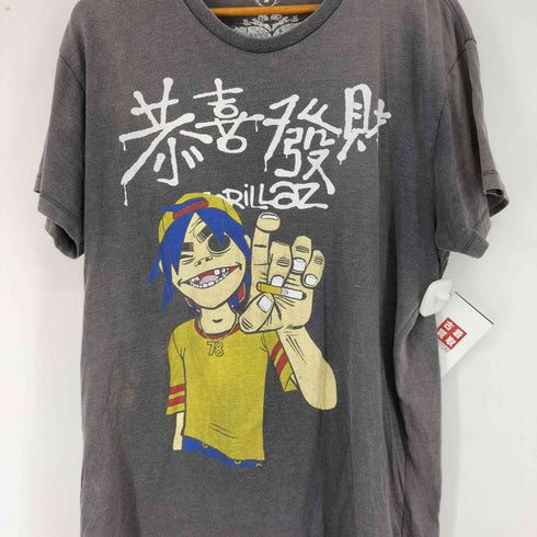 GORILLAZ 両面プリント S/ST シャツ メンズ