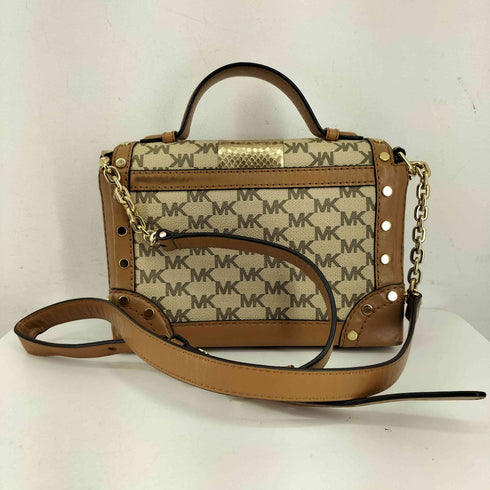 マイケルコース Michael Kors モノグラムスタッズショルダーバッグ レディース