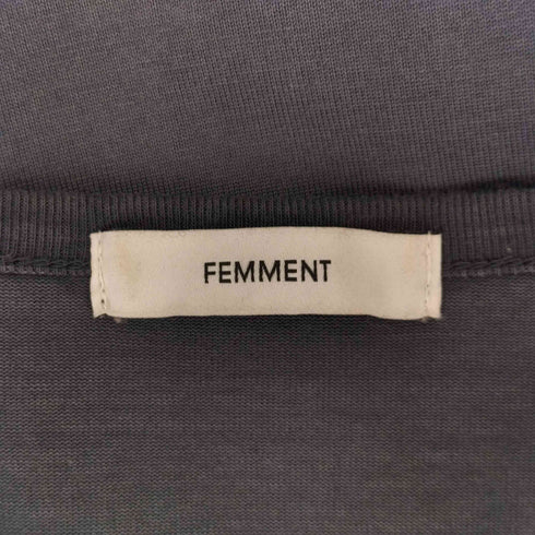 ファモン FEMMENT ギザコットンジャージースリットTシャツ レディース JPN:1