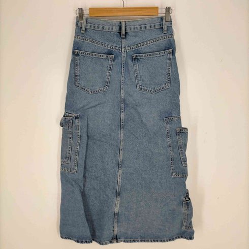 ザラ ZARA デニムロングスカート レディース XS
