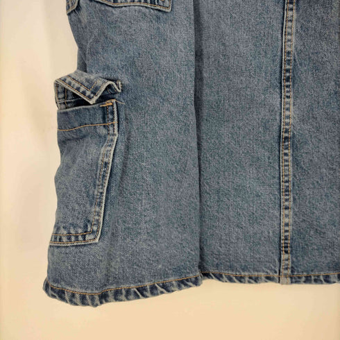 ザラ ZARA デニムロングスカート レディース XS