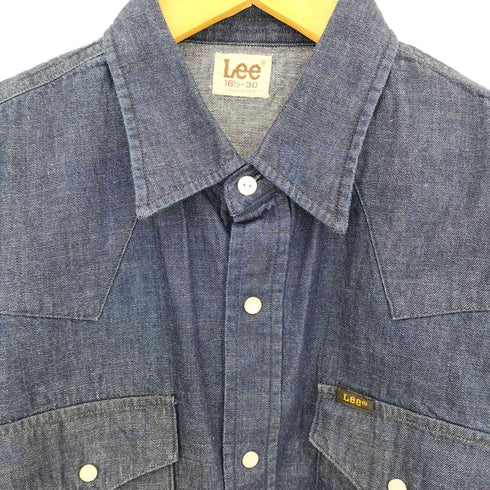 リー Lee 70S 復刻 DENIM WESTERN SHIRTS デニム ウエスタンシャツ メンズ JPN:L