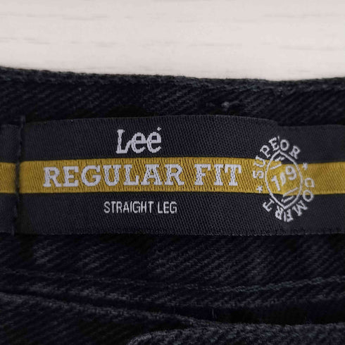 リー Lee REGULAR FIT ブラック デニム メンズ 33×34