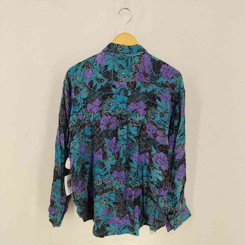 グーチ GOOUCH 90s L/S 総柄レーヨンシャツ メンズ import:XL