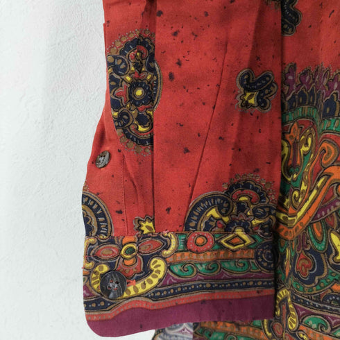 フィッチェ ficce L/S 総柄シャツ メンズ
