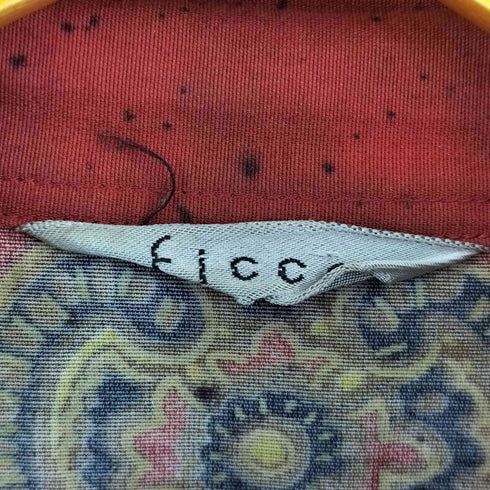 フィッチェ ficce L/S 総柄シャツ メンズ