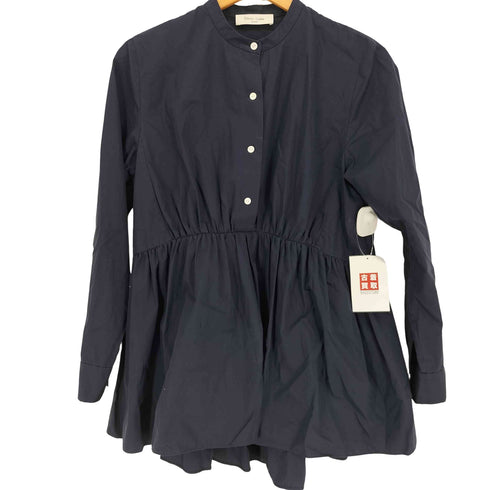 デミルクスビームス Demi-Luxe BEAMS 21AW ペプラム ギャザー ブラウス レディース JPN:38