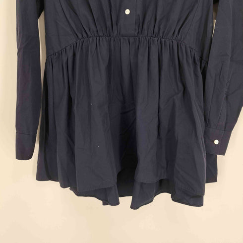 デミルクスビームス Demi-Luxe BEAMS 21AW ペプラム ギャザー ブラウス レディース JPN:38