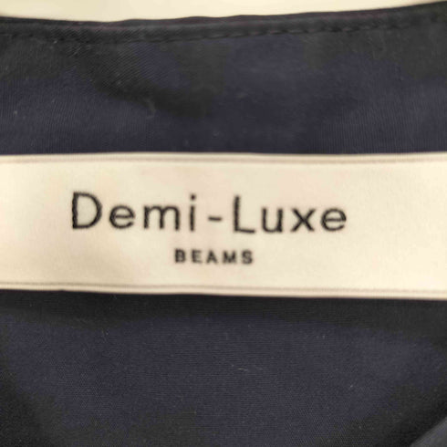デミルクスビームス Demi-Luxe BEAMS 21AW ペプラム ギャザー ブラウス レディース JPN:38