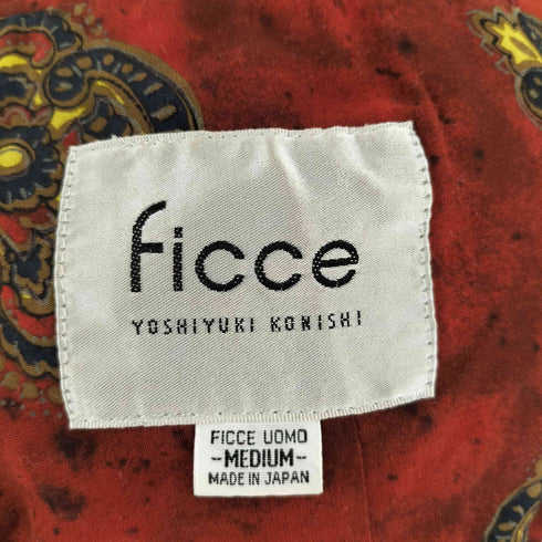 フィッチェ ficce YOSHIYUKI KONISHI 裏地総柄 セットアップジャケット メンズ JPN:M