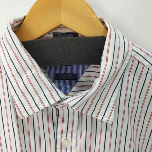 トミーヒルフィガー TOMMY HILFIGER CUSTOM FIT COUPE AJUSTEE ストライプ L/S シャツ メンズ JPN:L
