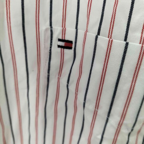 トミーヒルフィガー TOMMY HILFIGER CUSTOM FIT COUPE AJUSTEE ストライプ L/S シャツ メンズ JPN:L