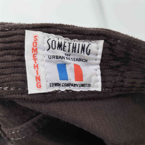 サムシング SOMETHING 別注 ROOMY SLIM テーパード コーデュロイ パンツ レディース JPN:S