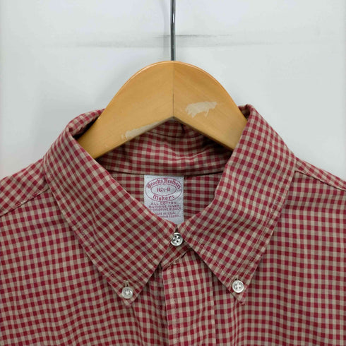 ブルックスブラザーズ BROOKS BROTHERS USA製 ボタンダウンギンガムチェックシャツ メンズ 16 1/2-r