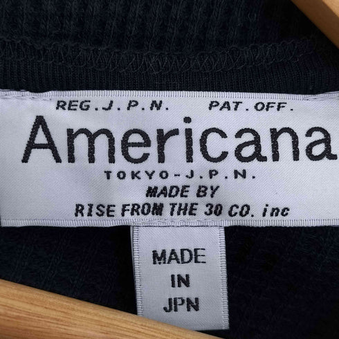 アメリカーナ Americana サーマルワッフルロングワンピース レディース