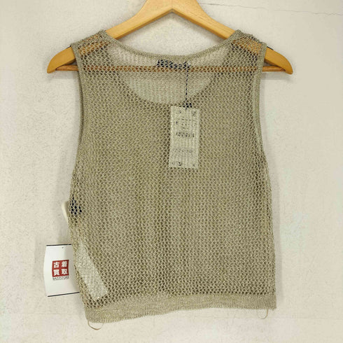 ザラ ZARA メタリックニットタンクトップ レディース S