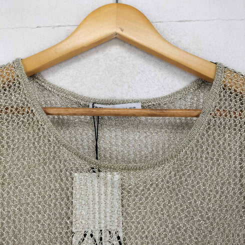 ザラ ZARA メタリックニットタンクトップ レディース S