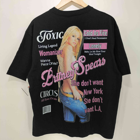アトモスピンク ATMOS PINK シンガーソングライター コラボ Magazine Cover Print T レディース