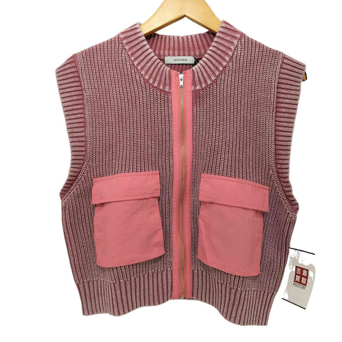 ジーナシス JEANASIS 7G ブリーチポケット ショートベスト レディース F