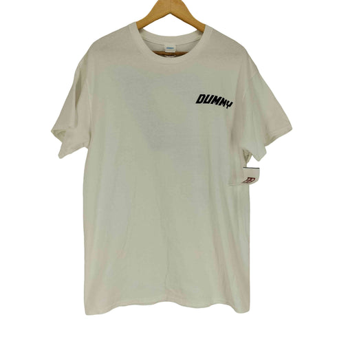 DUMMY ロゴ 両面プリント 半袖Tシャツ カットソー メンズ XL