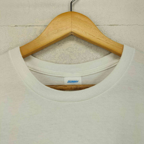 DUMMY ロゴ 両面プリント 半袖Tシャツ カットソー メンズ XL
