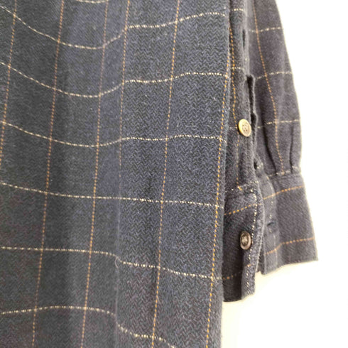 HIRO コットン チェック ロングシャツ メンズ JPN:M