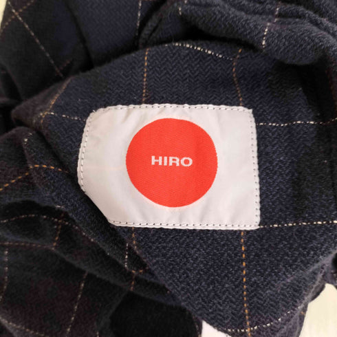 HIRO コットン チェック ロングシャツ メンズ JPN:M