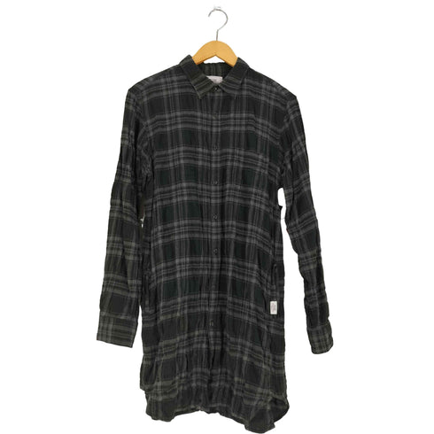 クライミー THE CRIMIE HIGHER GROUND チェック ロングシャツ メンズ JPN:L