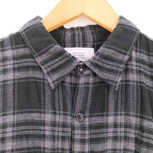 クライミー THE CRIMIE HIGHER GROUND チェック ロングシャツ メンズ JPN:L
