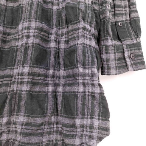 クライミー THE CRIMIE HIGHER GROUND チェック ロングシャツ メンズ JPN:L