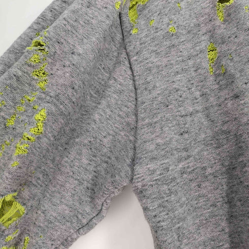 private brand AG クラッシュ加工 クルーネックスウェット メンズ JPN:XL