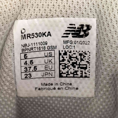 ニューバランス NEW BALANCE MR530KA SILVER METALLIC レディース JPN:23