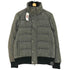 エーケイエム AKM ラムファー ヘリンボーン ダブルジップ ダウンジャケット メンズ import:L