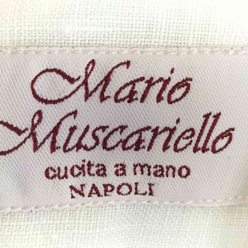 Mario Muscariello リネン 七分袖シャツ メンズ import:M