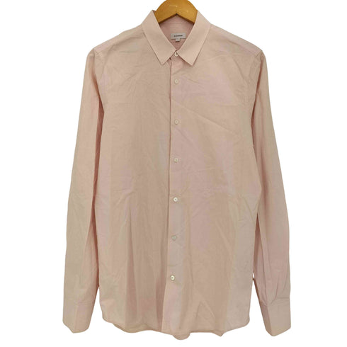 ジルサンダー JIL SANDER イタリア製 ストライプ コットンリネン シャツ メンズ import:M