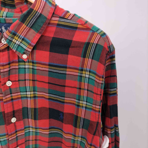 ラルフローレン RALPH LAUREN CLASSIC FIT ポニー刺繍 ボタンダウン ネルシャツ メンズ