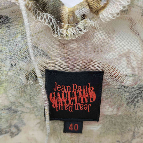 ジャンポールゴルチエ Jean Paul GAULTIER 00s y2k archive パワーネット ゴシック調 カーディガン レディース JPN:40
