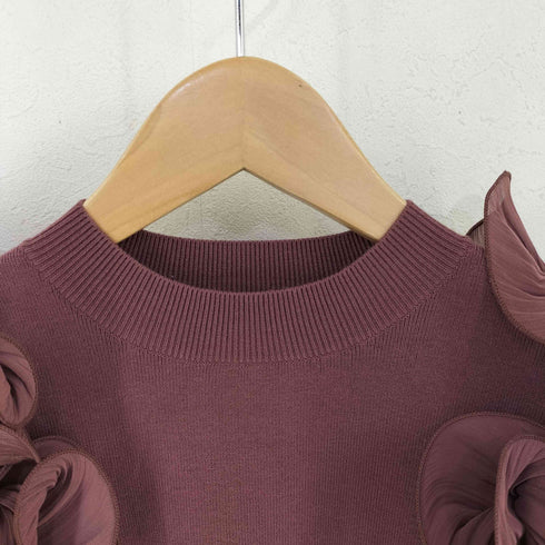 スナイデル snidel ラッフルスリーブニット レディース ONE SIZE