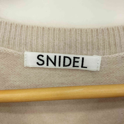 スナイデル snidel シースルーショルダーニットプルオーバー レディース ONE SIZE