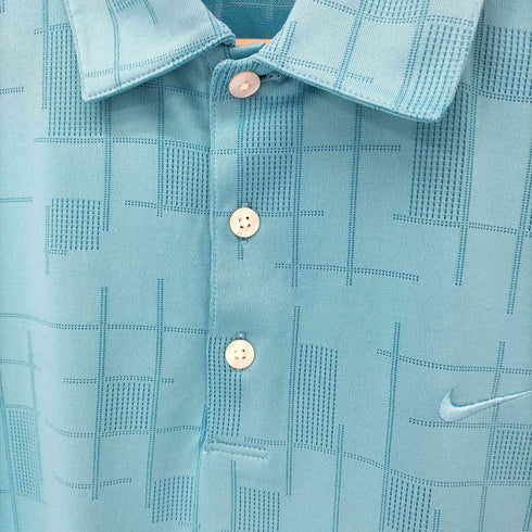 ナイキ NIKE DRI-FIT スウォッシュ刺繍ポロシャツ メンズ import:M