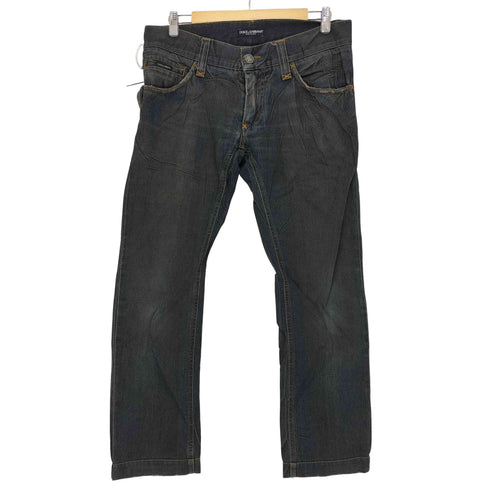 ドルチェアンドガッバーナ DOLCE&GABBANA 12SLIM ダメージ デニム メンズ