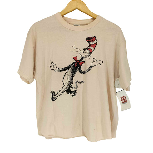 ジャージーズ JERZEES 90s USA製 キャラクタープリント 半袖Tシャツ カットソー レディース JPN:L