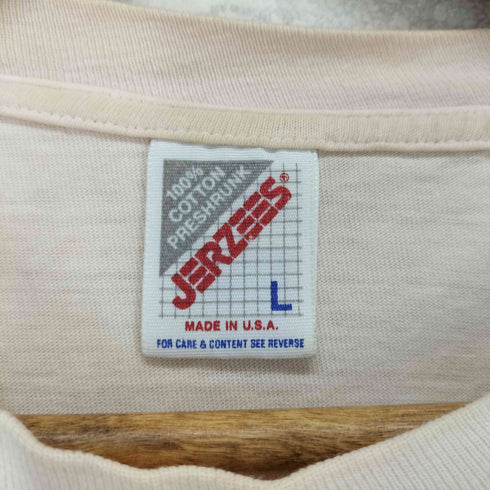 ジャージーズ JERZEES 90s USA製 キャラクタープリント 半袖Tシャツ カットソー レディース JPN:L