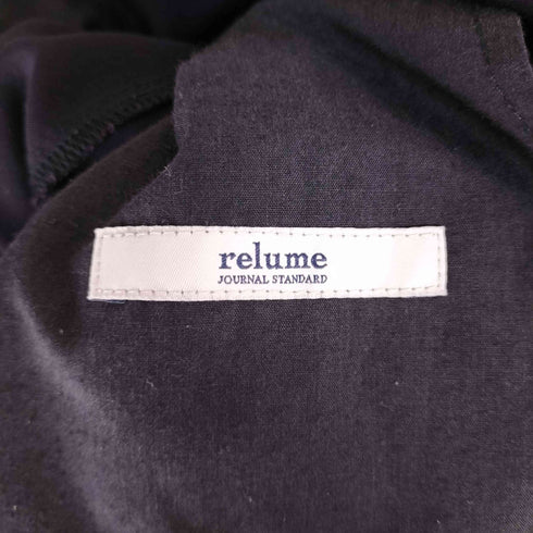 ジャーナルスタンダードレリューム JOURNAL STANDARD relume ウォッシャブル リヨセル ツイル ロング ワンピース レディース FREE