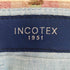 インコテックス INCOTEX チェック柄 コットン スラックスパンツ メンズ 50