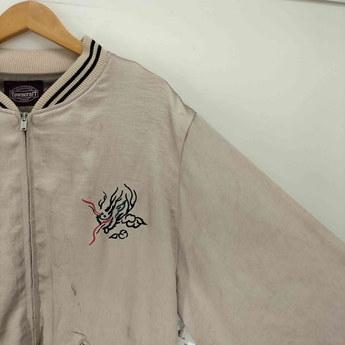 タウンクラフト TOWNCRAFT 22SS FREAKS STORE 別注 街芸民 ドラゴン JAPAN 袖 両面刺繍 スカジャン メンズ JPN:L